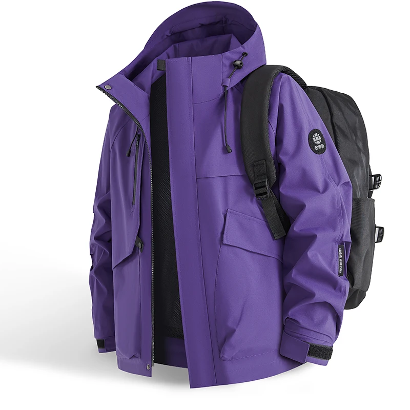Windproof Jacket Softshell - جاكيت رجالي مقاوم للماء للأنشطة الخارجية