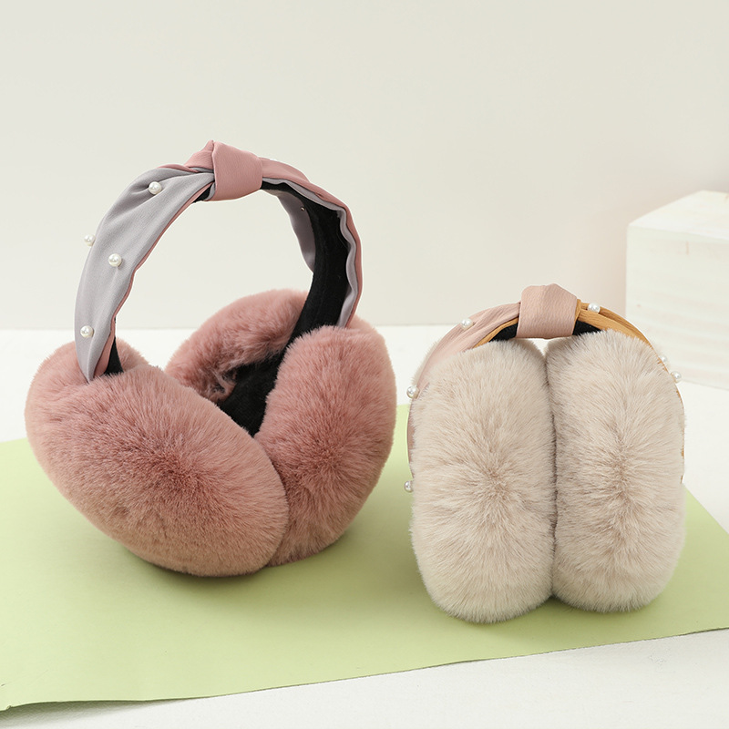 Winter Clothing Earmuffs - Anjj جديد البطانة بيرال غطاء للأذنين