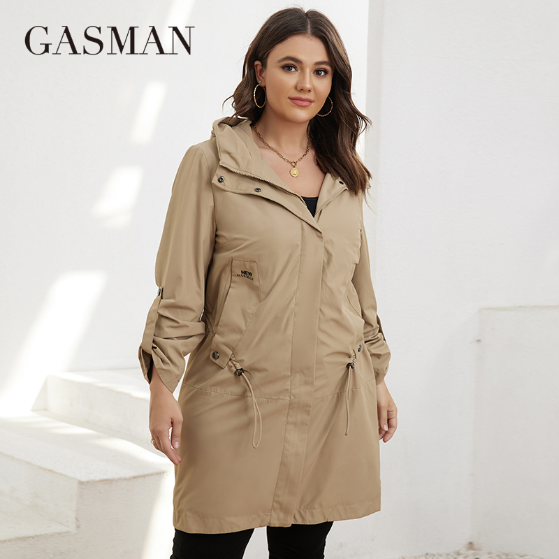 Winter Clothing Women Sale - GASMAN الخريف خندق معطف حجم كبير