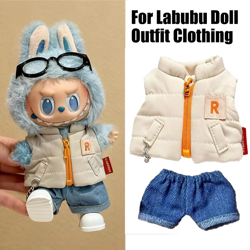 Winter Clothing For Babies - ل 15 17 سنتيمتر Labubu دمية