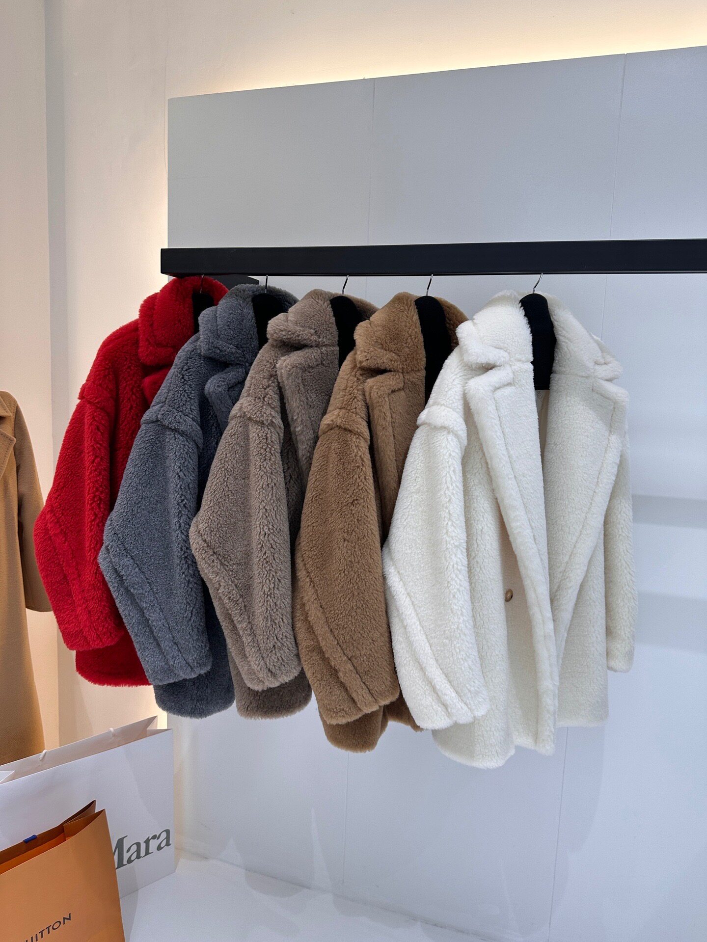 Wool Blend Coat - معطف تيدي بير قصير ماكس 62%