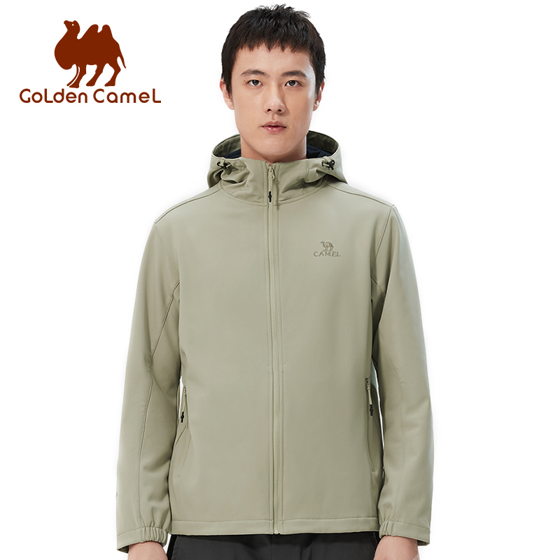 Windproof Jacket Softshell - جاكيتات GOLDEN CAMEL للرجال والنساء، سترة