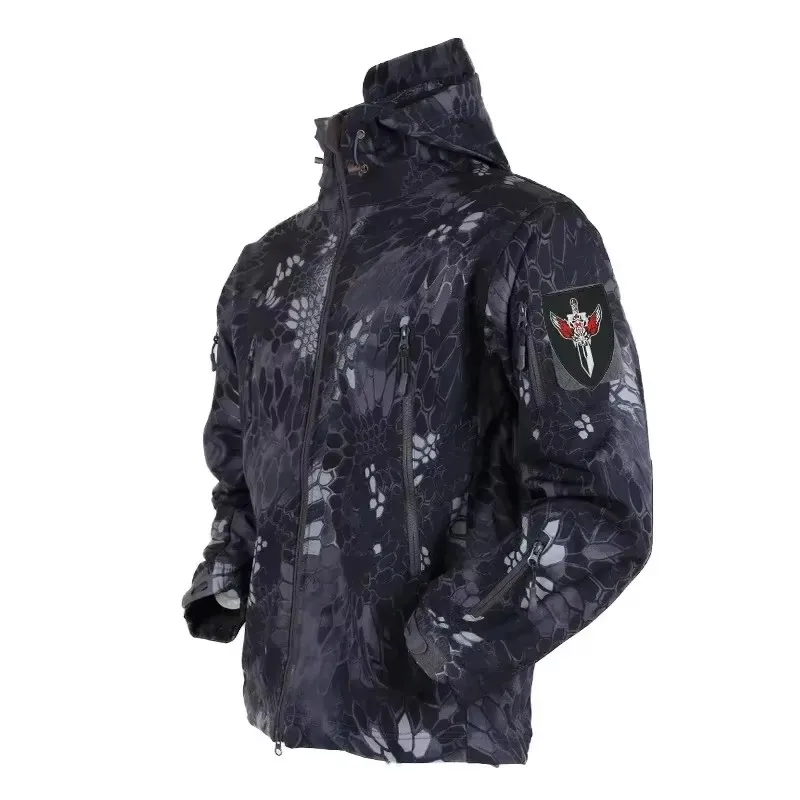 Windproof Jacket Softshell - 5XL 6XL CP غلاف ناعم مموه،