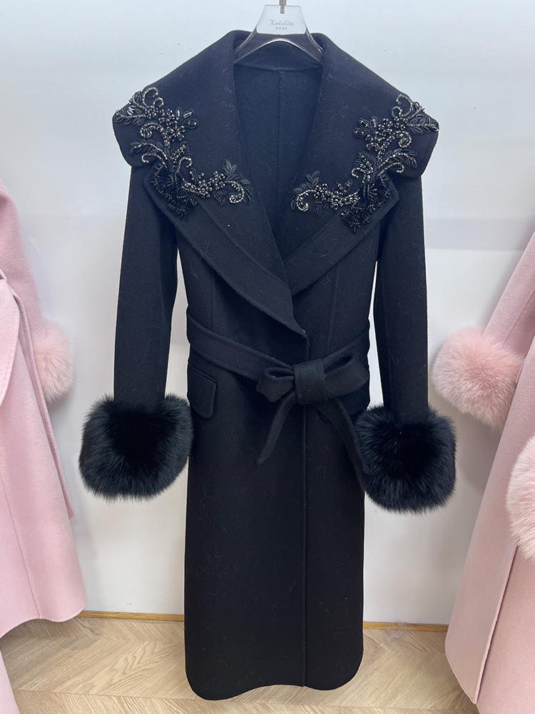 المرأة الصوف مزيج معطف طويل ،  - مراجعة Wool Blend Coat وسعره