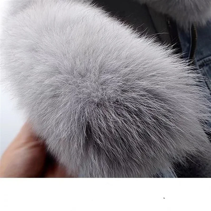 سترة الدنيم للنساء قصيرة سميكة - مراجعة Winter Clothing Women Sale وسعره