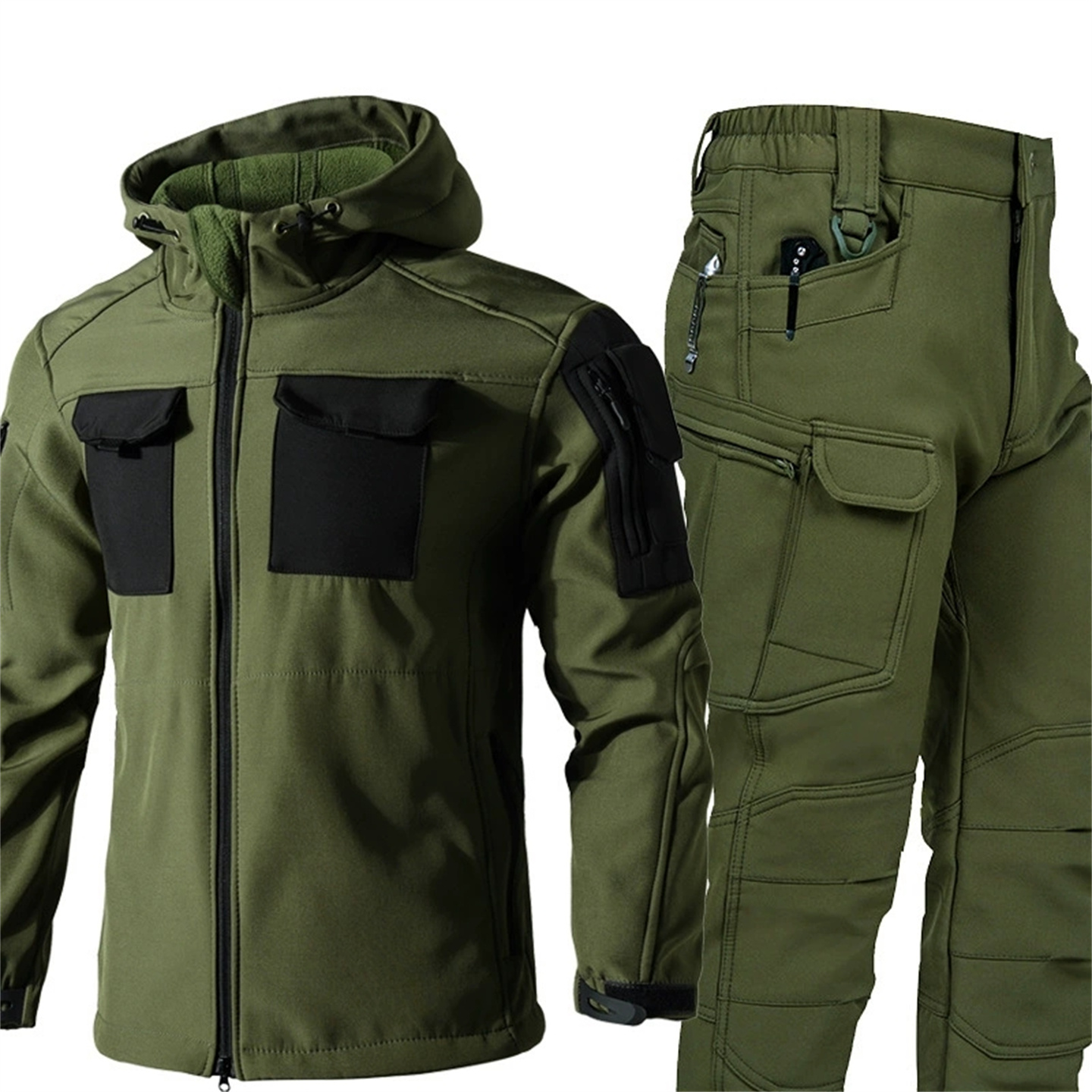 الشتاء في الهواء الطلق الحراري - مراجعة Windproof Jacket Softshell وسعره