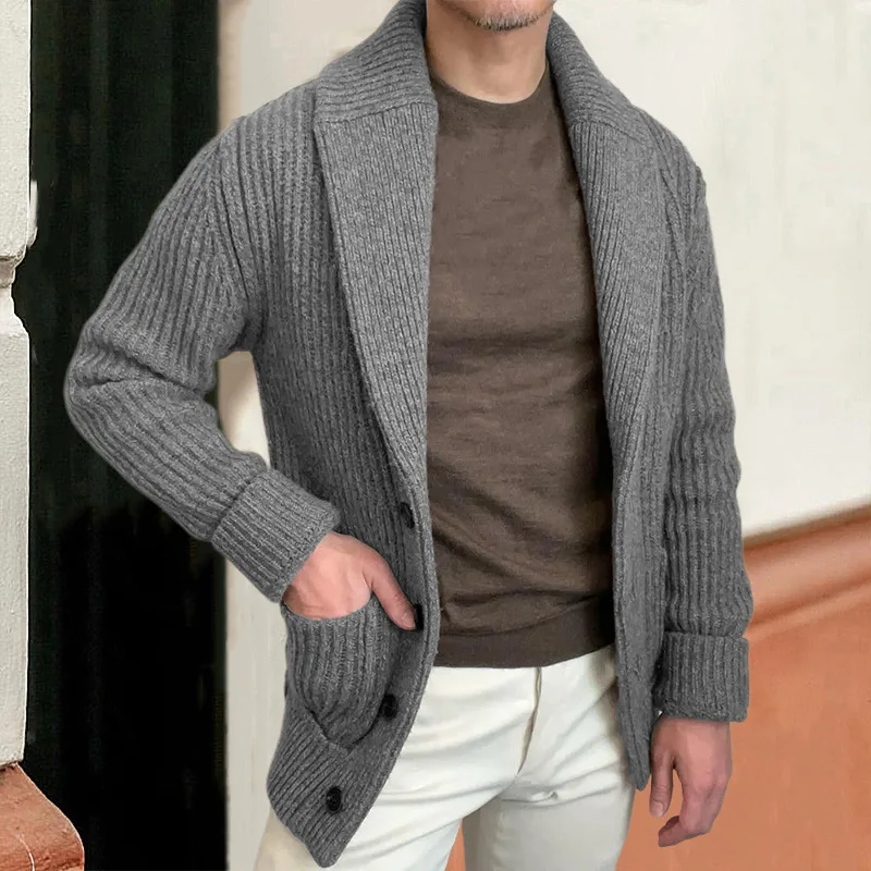 البلوزات الرجالية سترة طية صدر - مراجعة Wool Blend Coat وسعره