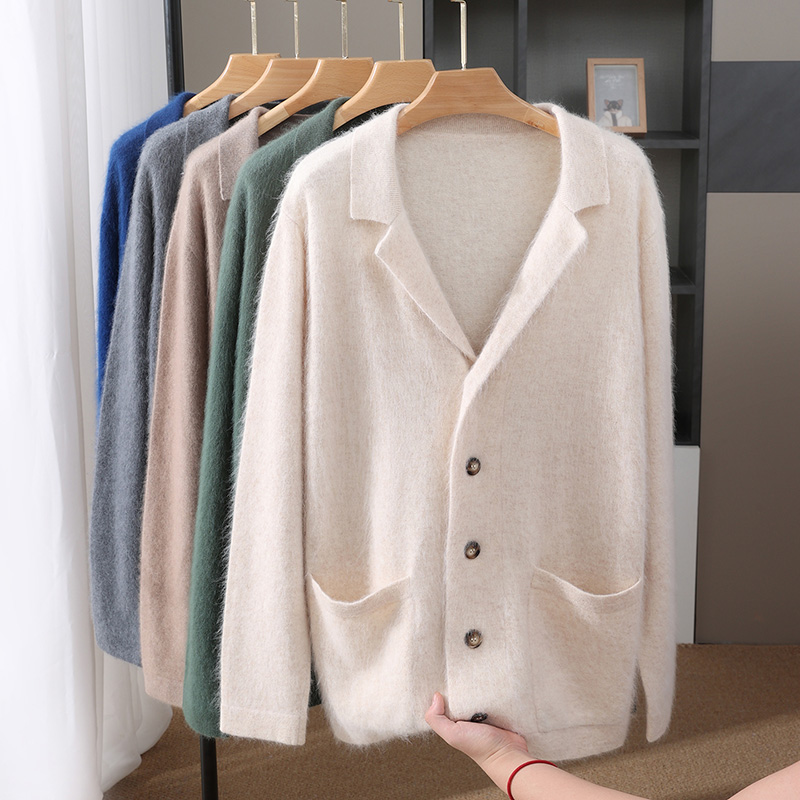 جديد المنك الصوف سترة الرجال م - مراجعة Wool Blend Coat وسعره