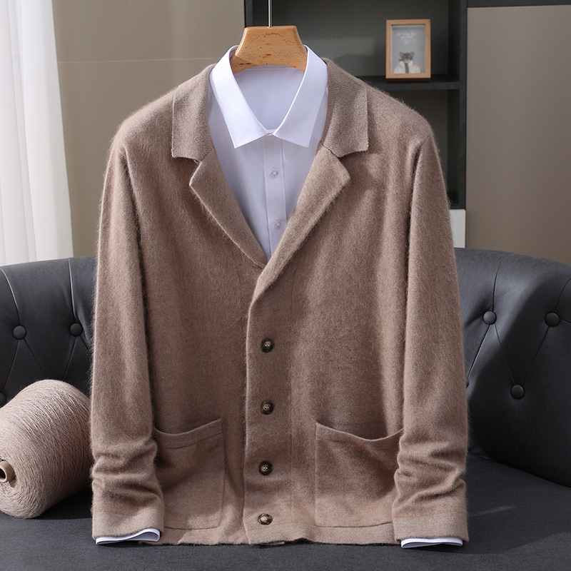 جديد المنك الصوف سترة الرجال م - مراجعة Wool Blend Coat وسعره