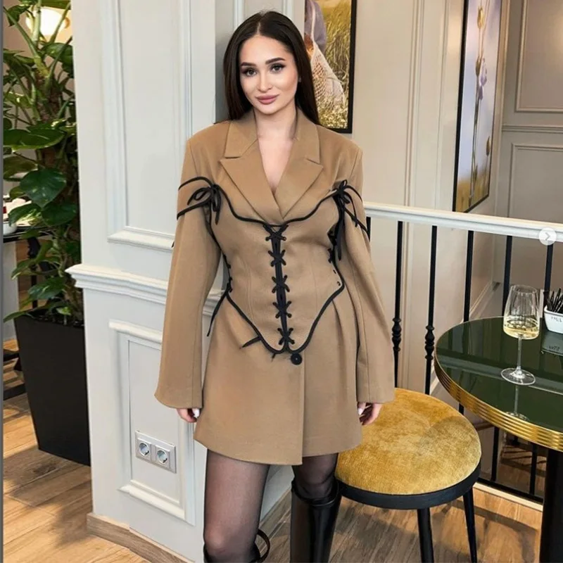 طقم فستان بمعطف وممشد متوسط ال - مراجعة Winter Clothing Women Sale وسعره
