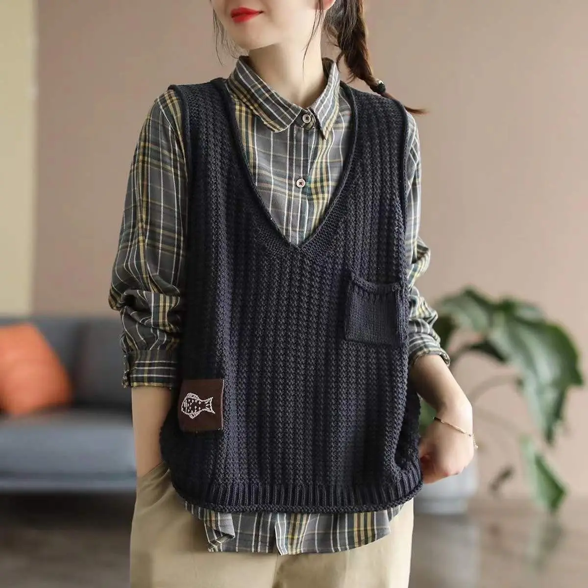عرض خاص: سترة نسائية محبوكة قص - مراجعة Winter Clothing Trends وسعره