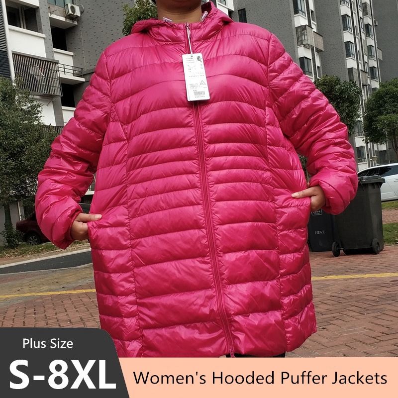 حجم كبير 5XL 6XL 7XL المرأة مق - مراجعة Winter Clothing Plus Size وسعره