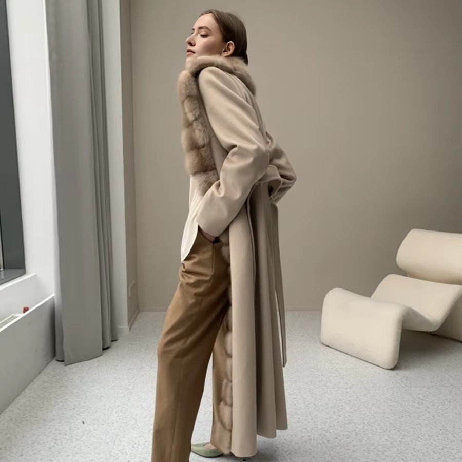 معطف شتوي جديد من الكشمير والص - مراجعة Wool Blend Coat وسعره