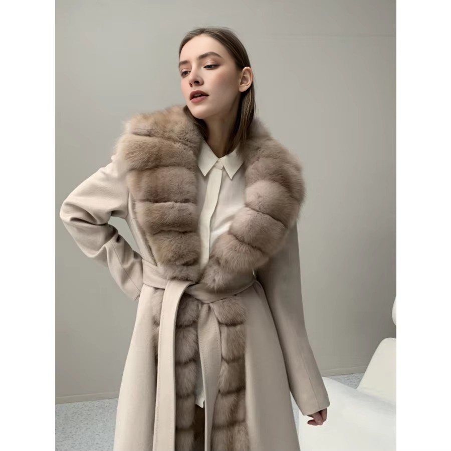 معطف شتوي جديد من الكشمير والص - مراجعة Wool Blend Coat وسعره