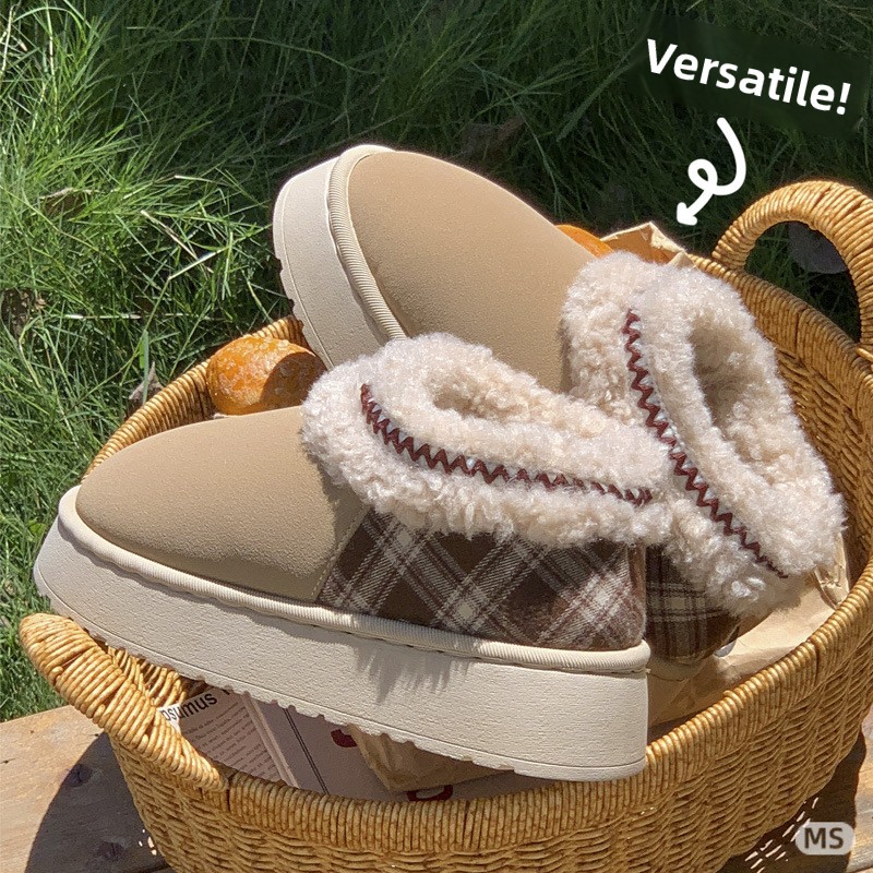 شباشب منفوشة بمنصة 2026 للنساء - مراجعة Winter Cloth وسعره