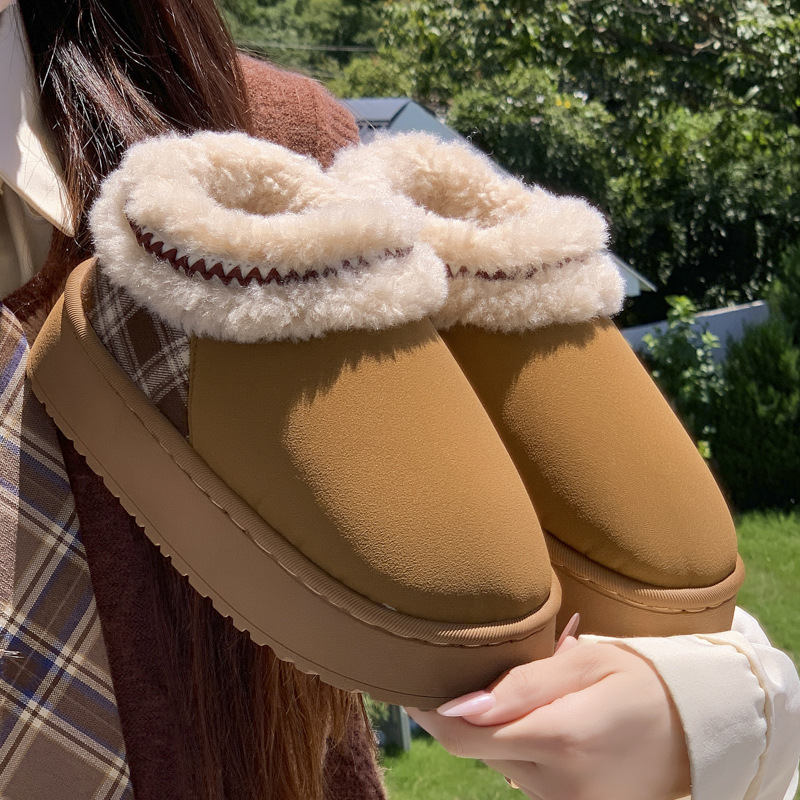 شباشب منفوشة بمنصة 2026 للنساء - مراجعة Winter Cloth وسعره