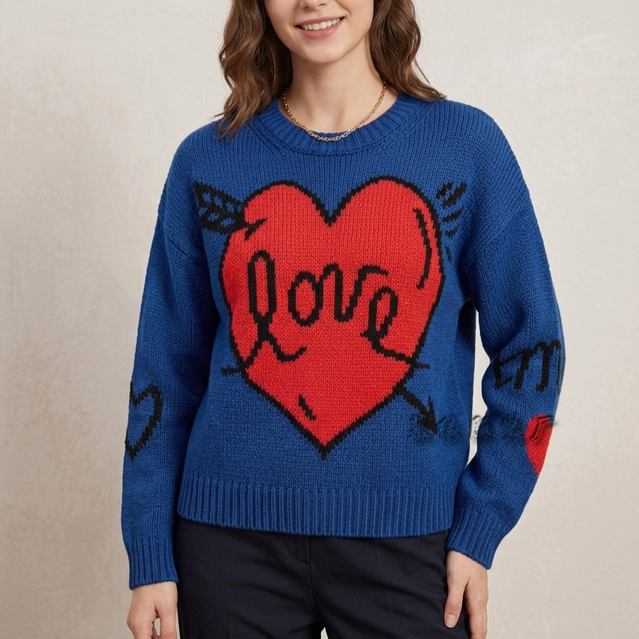 سترة محبوكة للأزواج لخريف وشتا - مراجعة Winter Clothing Women Sale وسعره