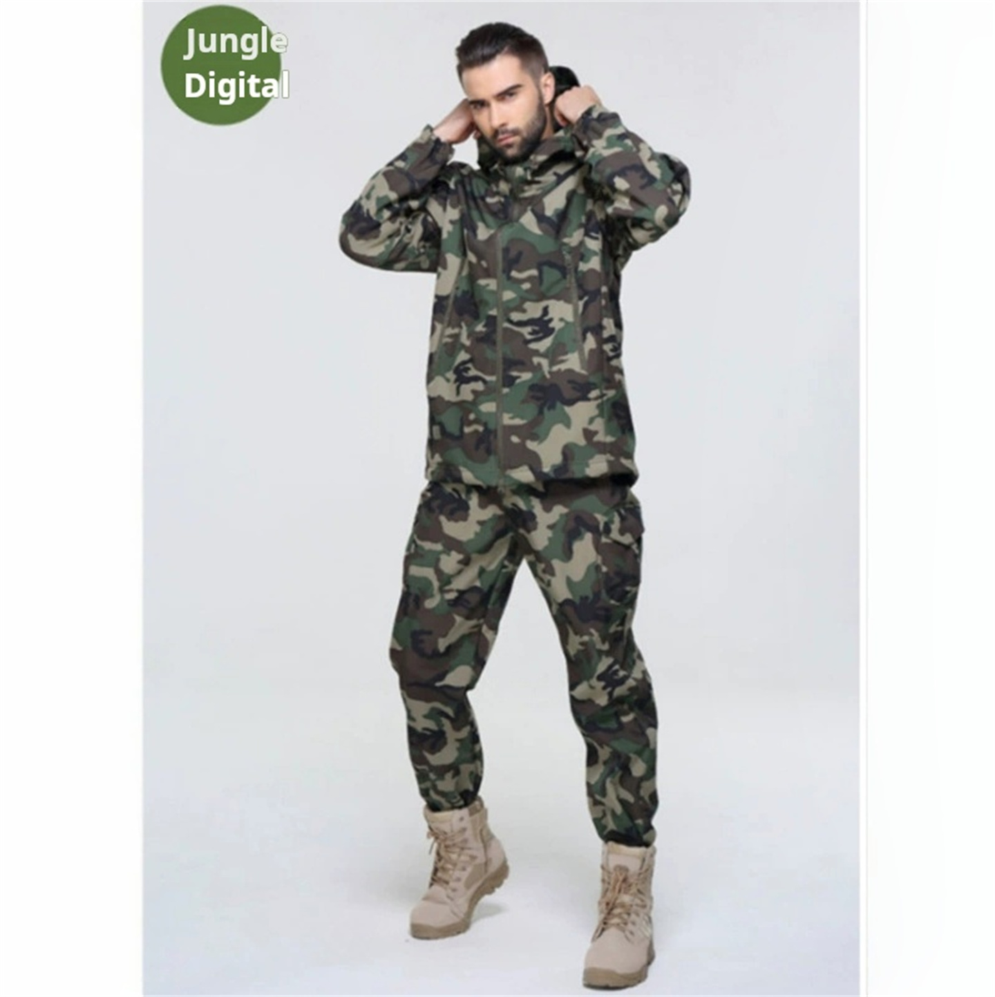 الرجال النساء التمويه الصيد مو - مراجعة Windproof Jacket Softshell وسعره