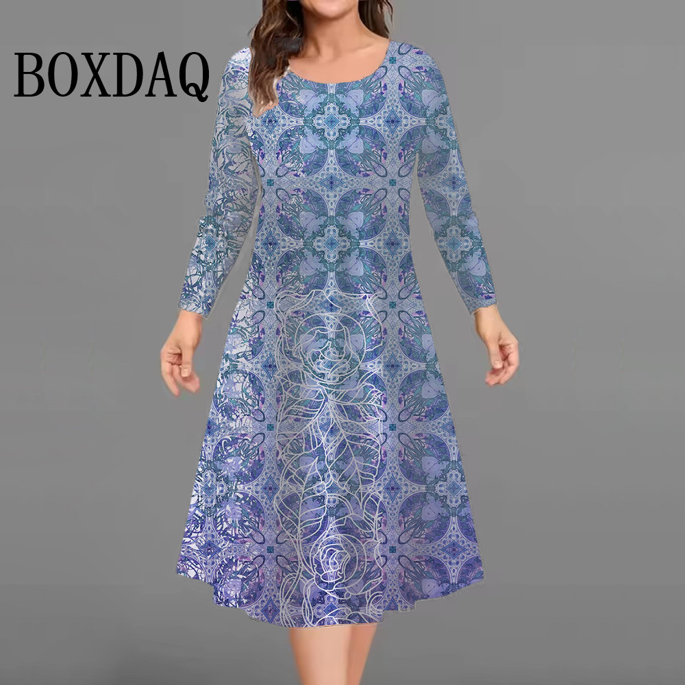موضة جديدة أنيقة النساء فساتين - مراجعة Winter Clothing Plus Size وسعره