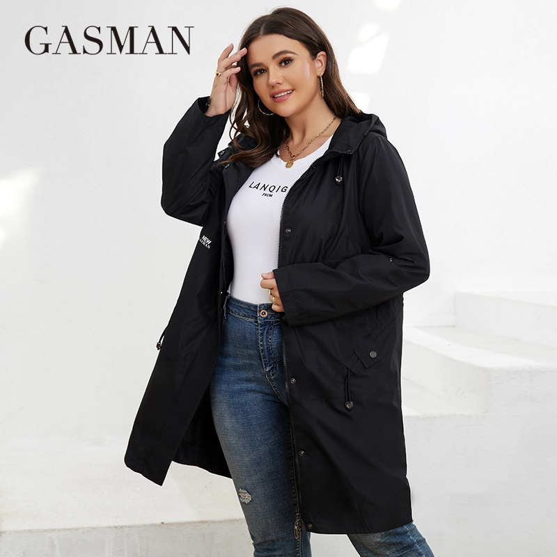 GASMAN الخريف خندق معطف حجم كب - مراجعة Winter Clothing Women Sale وسعره