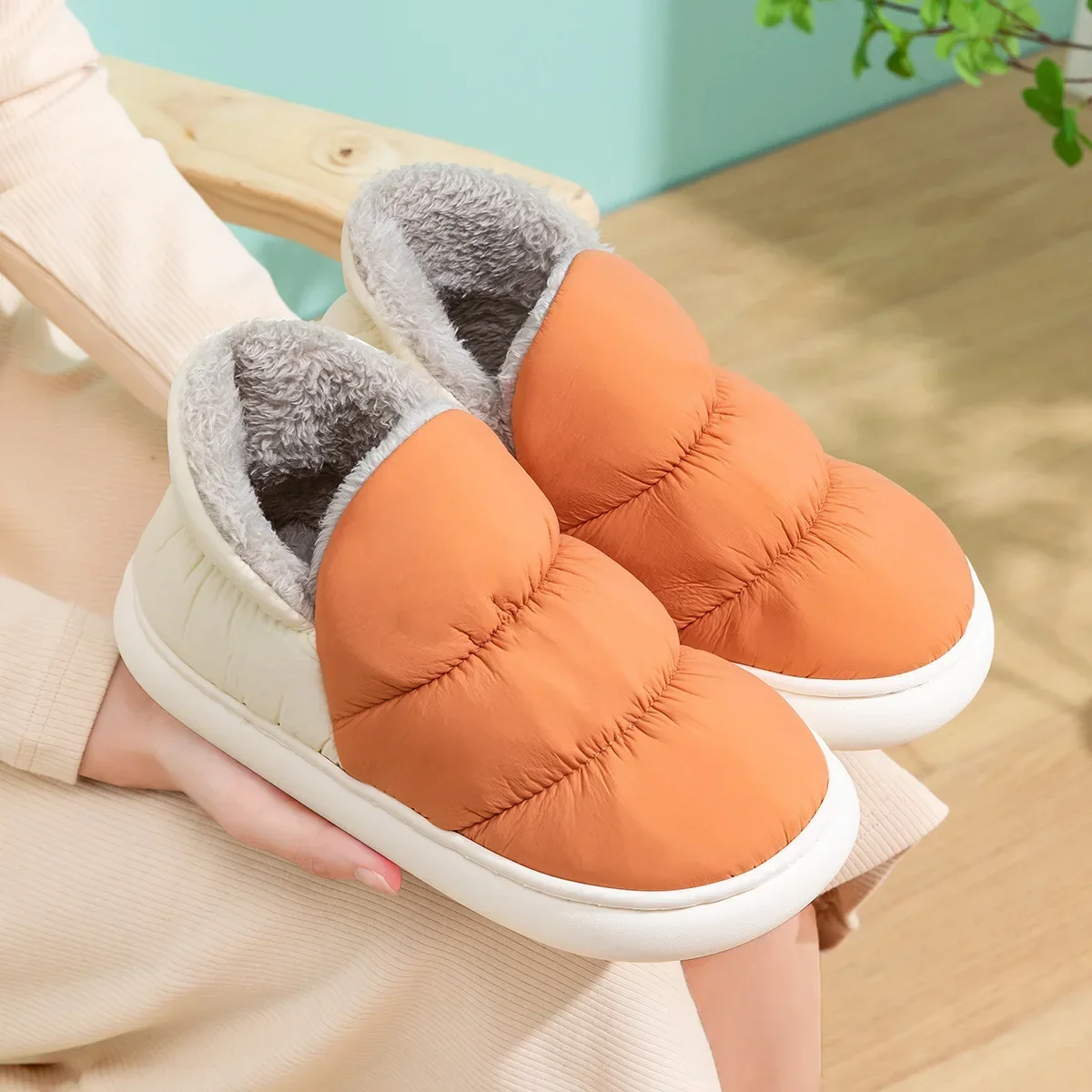 النساء شبشب رجالي الشتاء أسفل  - مراجعة Winter Cloth وسعره
