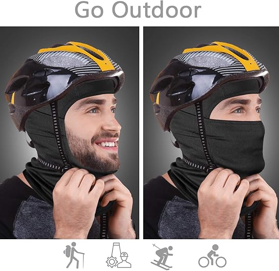 قناع تزلج للرجال والنساء، غطاء - مراجعة Wool Balaclava Knit وسعره