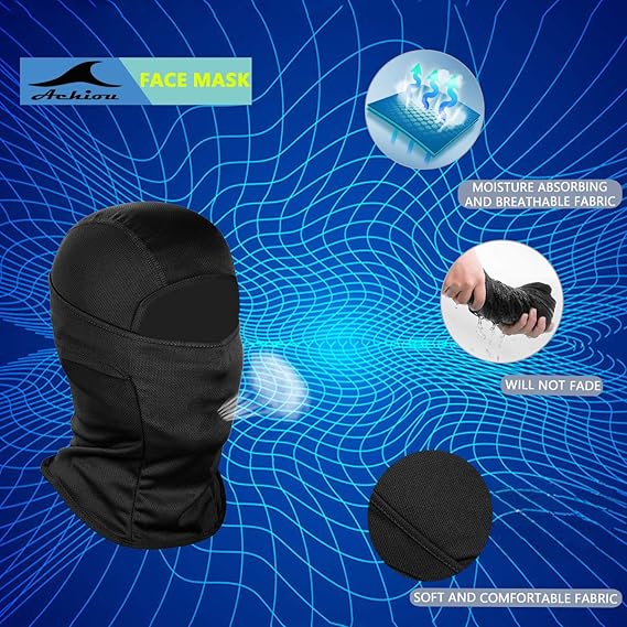 قناع تزلج للرجال والنساء، غطاء - مراجعة Wool Balaclava Knit وسعره
