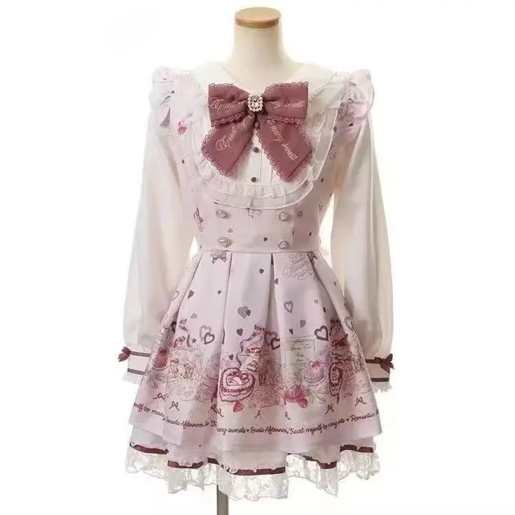 اليابانية 2 قطعة فستان مجموعات - مراجعة Y2K Winter Clothing وسعره
