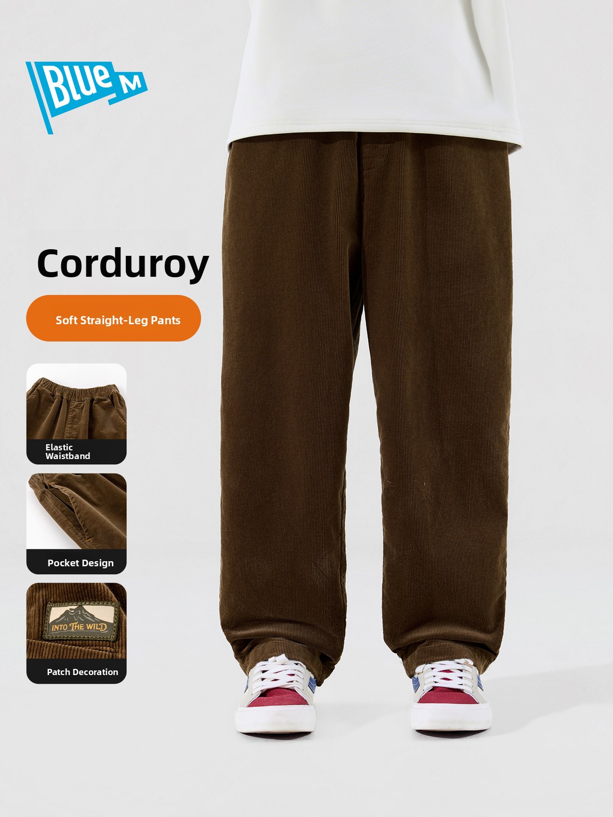 بنطلون أطفال من القطيفة المضلع - مراجعة Winter Clothing Pants وسعره