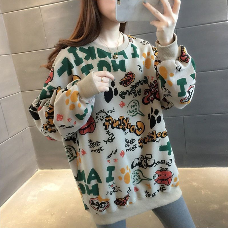 بلوزات نسائية فضفاضة مطبوعة غي - مراجعة Winter Clothing Essentials For Women وسعره