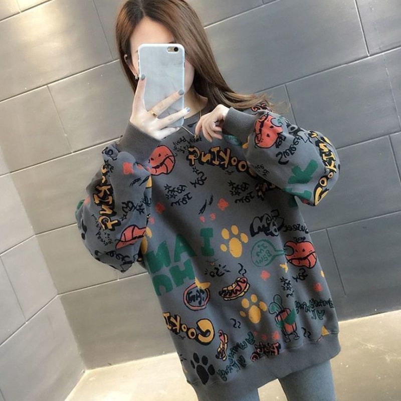 بلوزات نسائية فضفاضة مطبوعة غي - مراجعة Winter Clothing Essentials For Women وسعره