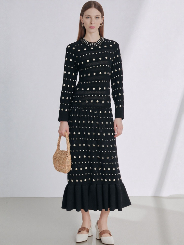 فستان جديد أحمر طويل الأكمام م - مراجعة Winter Clothing Pictures وسعره