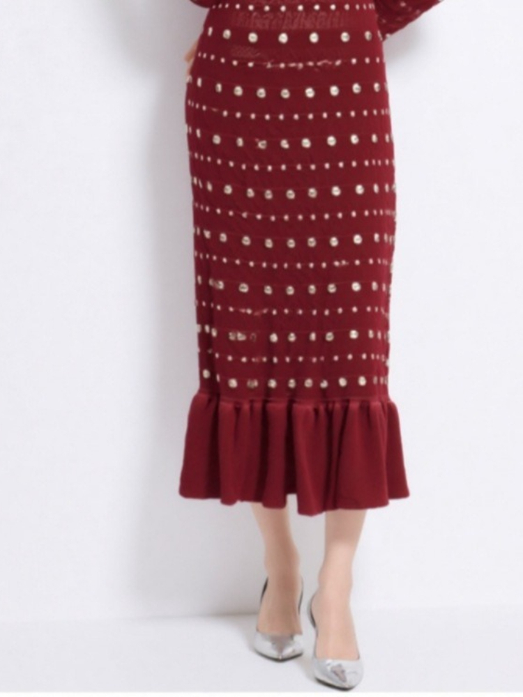 فستان جديد أحمر طويل الأكمام م - مراجعة Winter Clothing Pictures وسعره