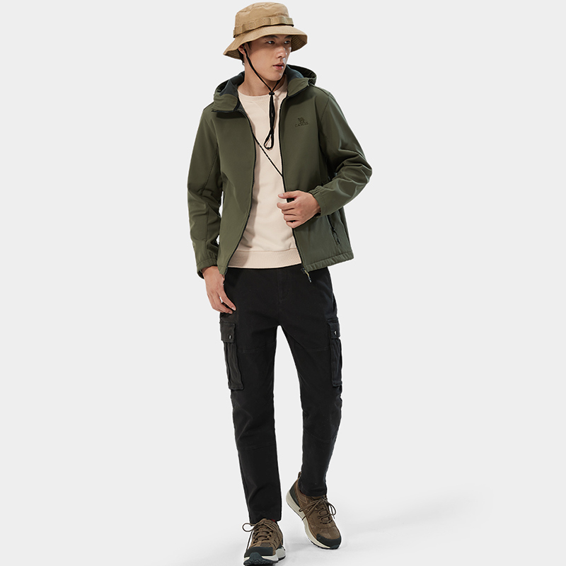 جاكيتات GOLDEN CAMEL للرجال وا - مراجعة Windproof Jacket Softshell وسعره