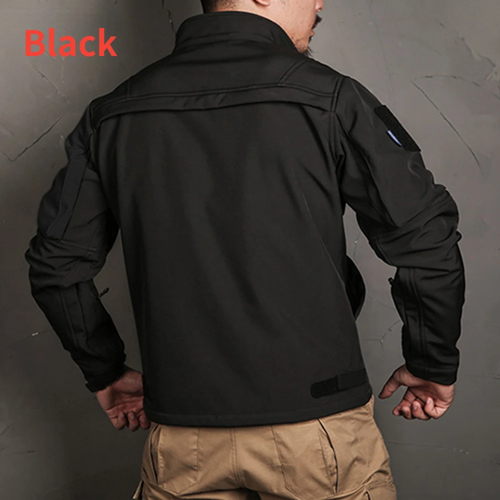 مجموعات الرجال التكتيكية الشتا - مراجعة Windproof Jacket Softshell وسعره