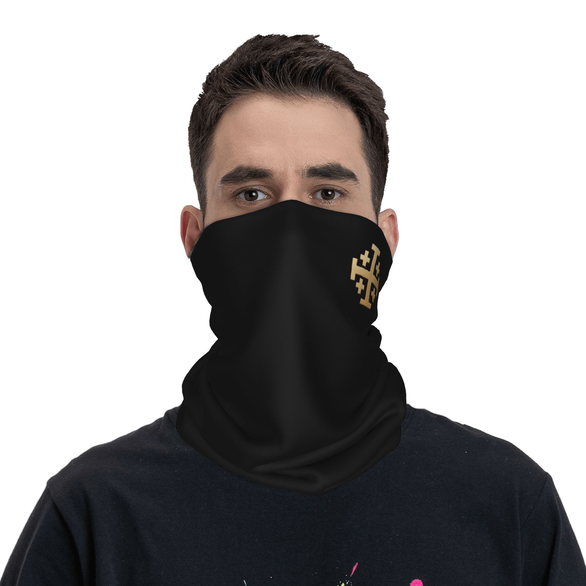وشاح للرقبة بنمط صليب القدس ال - مراجعة Wool Balaclava Knit وسعره