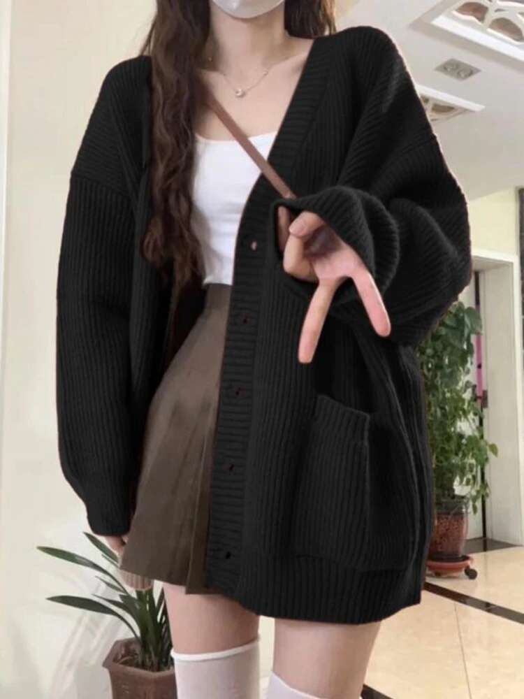 سترة فضفاضة المرأة طويلة الأكم - مراجعة Wool Blend Coat وسعره