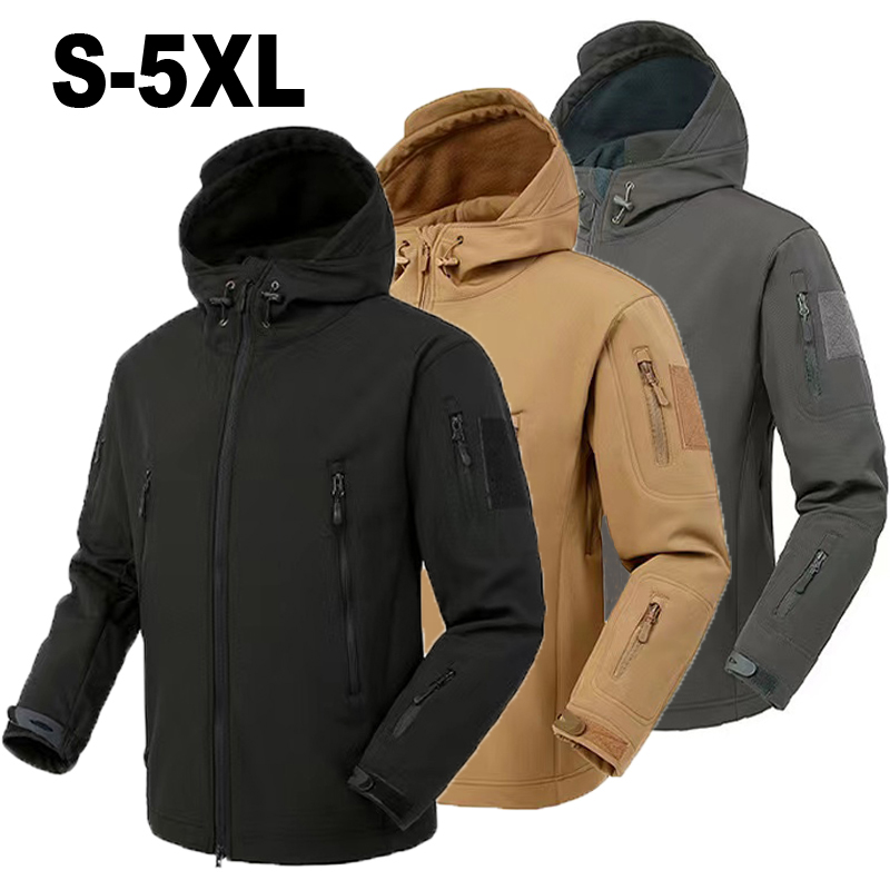 الرجال الخريف الشتاء سوفتشيل س - مراجعة Windproof Jacket Softshell وسعره