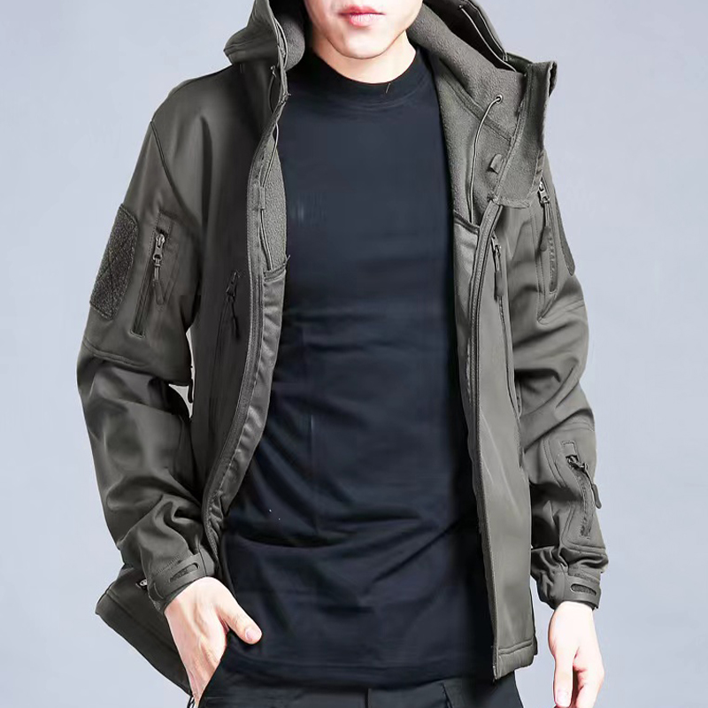 الرجال الخريف الشتاء سوفتشيل س - مراجعة Windproof Jacket Softshell وسعره