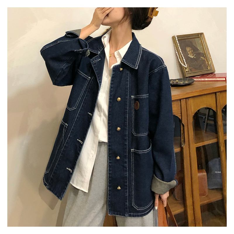 سترة الدنيم الأزرق الداكن المر - مراجعة Winter Clothing Women Sale وسعره