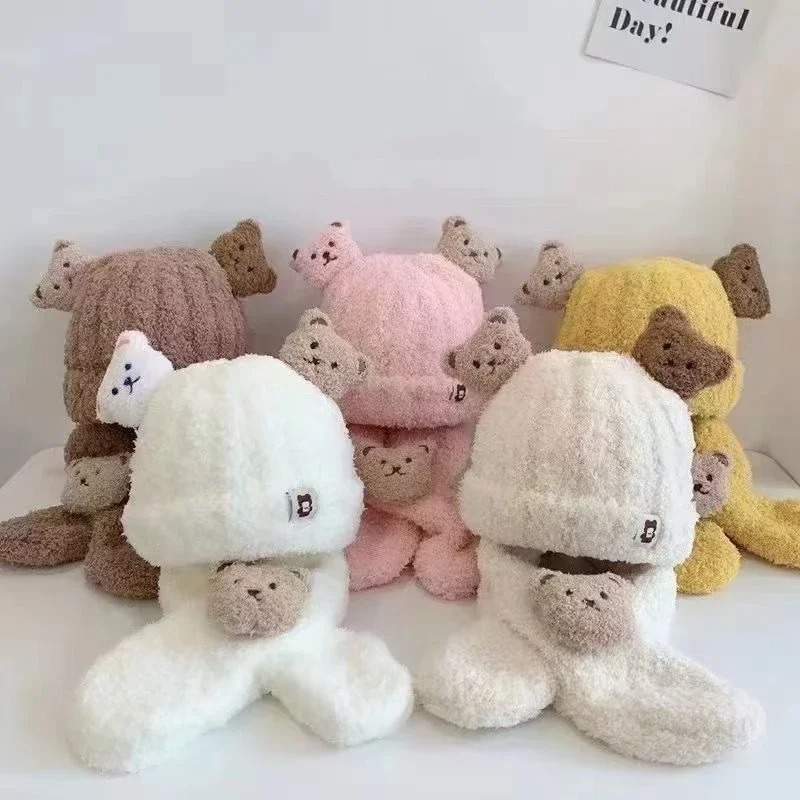 1-10 قطع قبعة ووشاح للأطفال لل - مراجعة Winter Clothing For Babies وسعره