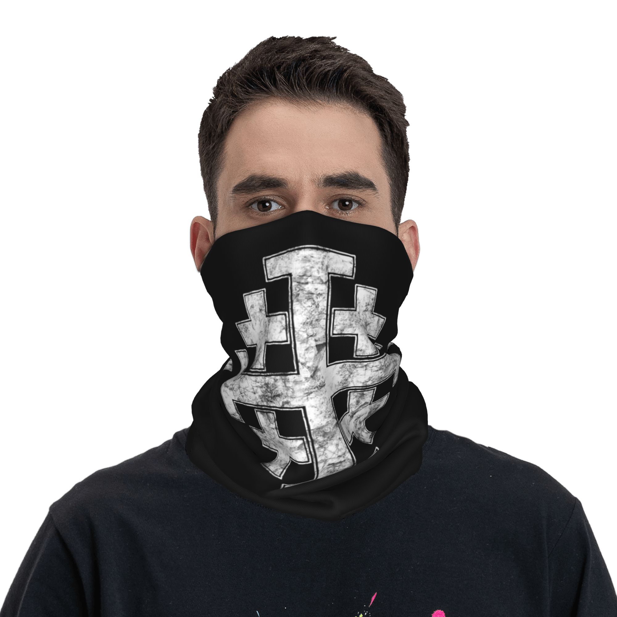 وشاح للرقبة بتصميم صليب القدس  - مراجعة Wool Balaclava Knit وسعره