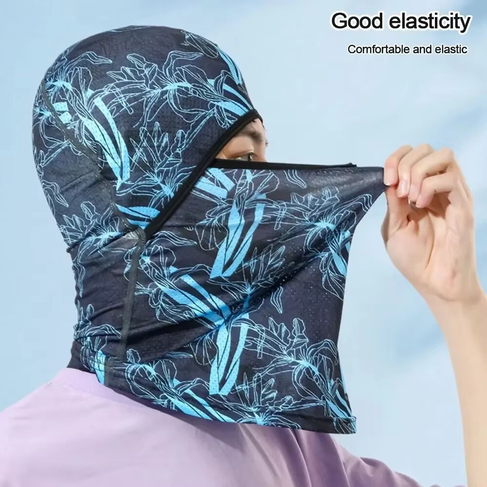 قناع وجه صيفي منعش من الحرير ا - مراجعة Wool Balaclava Knit وسعره