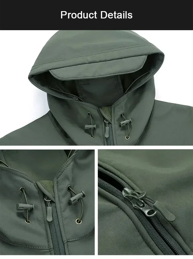 5XL 6XL CP غلاف ناعم مموه، منا - مراجعة Windproof Jacket Softshell وسعره