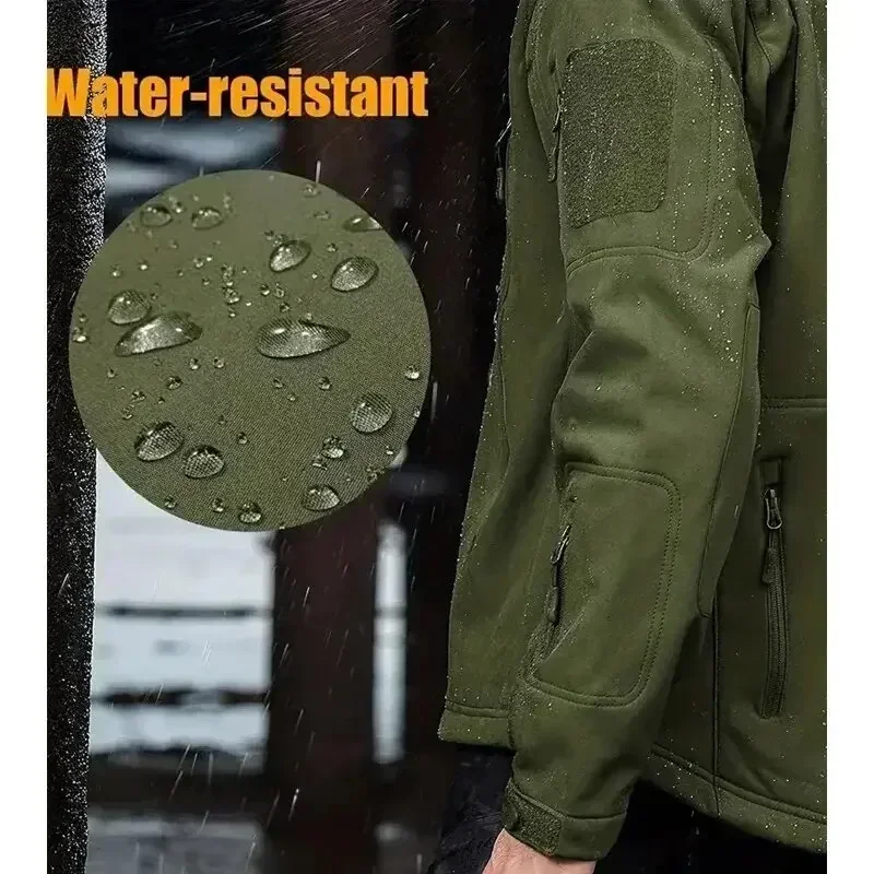 5XL 6XL CP غلاف ناعم مموه، منا - مراجعة Windproof Jacket Softshell وسعره